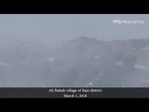 تدمير آلية عسكرية مصفحة لجيش الغزو التركي في راجو قرية علي بيسكى