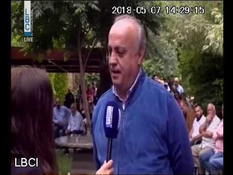 وئام وهاب يدفع مراسلة الـ LBCI على الهواء مباشرة