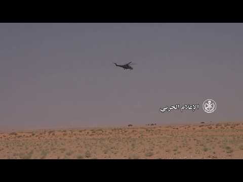 مشاهد من تقدم الجيش السوري لفك الحصار عن مدينة دير الزور بدعم جوي روسي