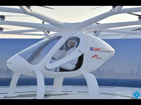 دبي تطلق رسميا التاكسي الجوي في سمائها
