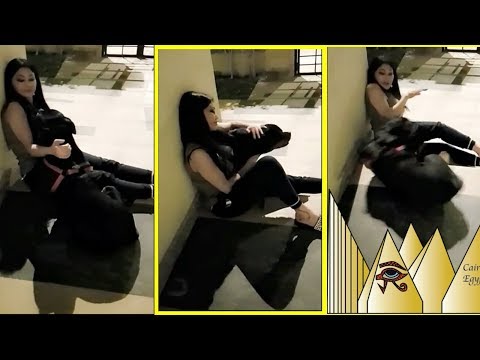 هيفاء وهبي تلعب مع كلبها و فجأة يخيفها