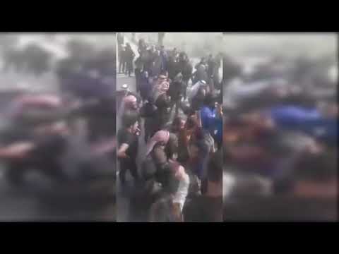 اهالي منبج يهتفون للرئيس الأسد