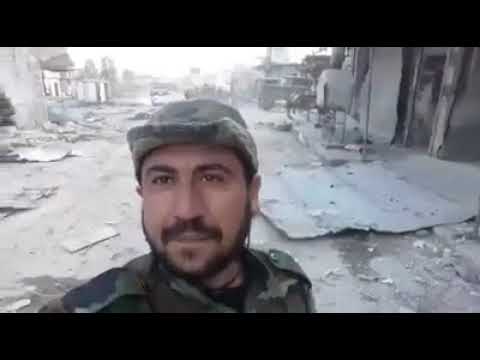 اول فيديو من بلدة ابو الظهور بعد سيطرة الجيش العربي السوري