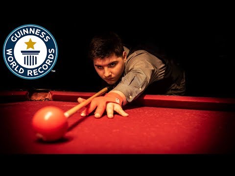 Highest jump pot of a billiard ball - Guinness World Records
