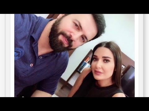 احتفال سيرين عبد النور وتيم حسن بعيد ميلادهما مع طاقم التصوير مسلسل الهيبة