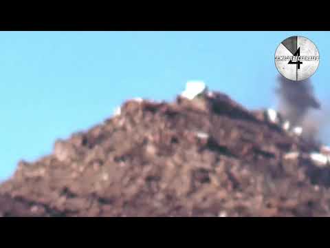 Обстрел курдами турецкого вертолета из ПТРК 29.12.2017