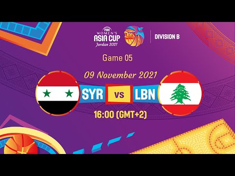 Syria v Lebanon | Full Game - FIBA Women's Asia Cup 2021 - Division B