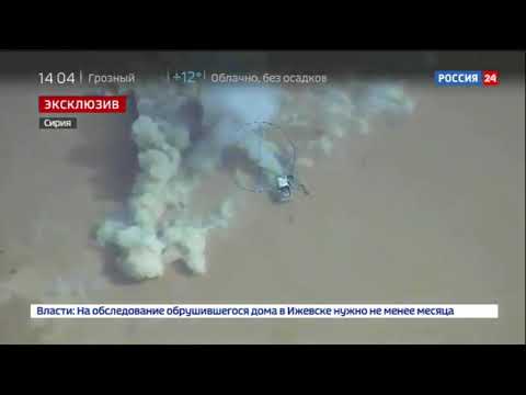 استهداف الطيران الروسي لاليات تنظيم داعش في محيط البوكمال