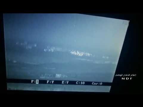 استهداف مجموعه من النصره كانت تحاول التسلل من مزارع الدحروج ب اتجاه الزلاقيات بريف حماه