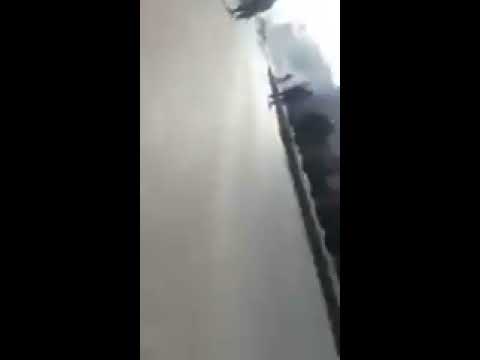 اللحظات الاولى من وقوع الانفجار في حي عكرمة بمدينة حمص