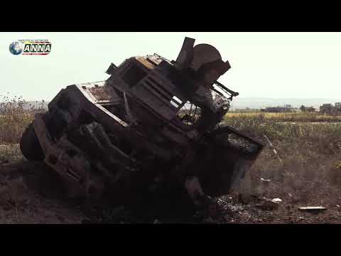 مدرعات تركية من ظراز Panthera F9 مدمرة و محترقة بنيران الجيش السوري في ريف إدلب