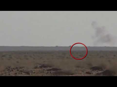 قصف صاروخي من الجيش السوري يدمر سيارة داعش بريف دير الزور