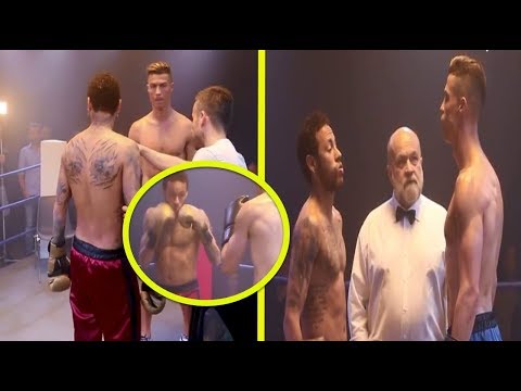 كريستيانو رونالدو ونيمار جونيور يتنافسان على حلبة الملاكمة ! لمن ستأول الغلبة ؟