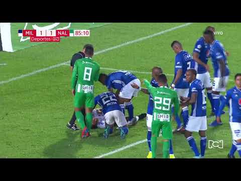 Wuilker Fariñez y su triple atajada para Millonarios ante Nacional en El Campín: Liga Águila 2019-I