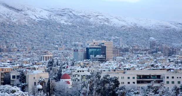 الحرارة دون الصفر وتحذير من تشكل الصقيع وتراكم الثلوج.. حالة الطقس في سوريا اليوم