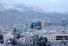 الحرارة دون الصفر وتحذير من تشكل الصقيع وتراكم الثلوج.. حالة الطقس في سوريا اليوم