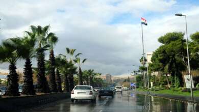 اعتباراً من مساء اليوم الحرارة تعاود الانخفاض وأمطار على هذه المناطق.. حالة الطقس في سوريا