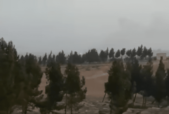 انفجار مستودع ذخيرة في أحد المواقع العسكرية بريف حمص