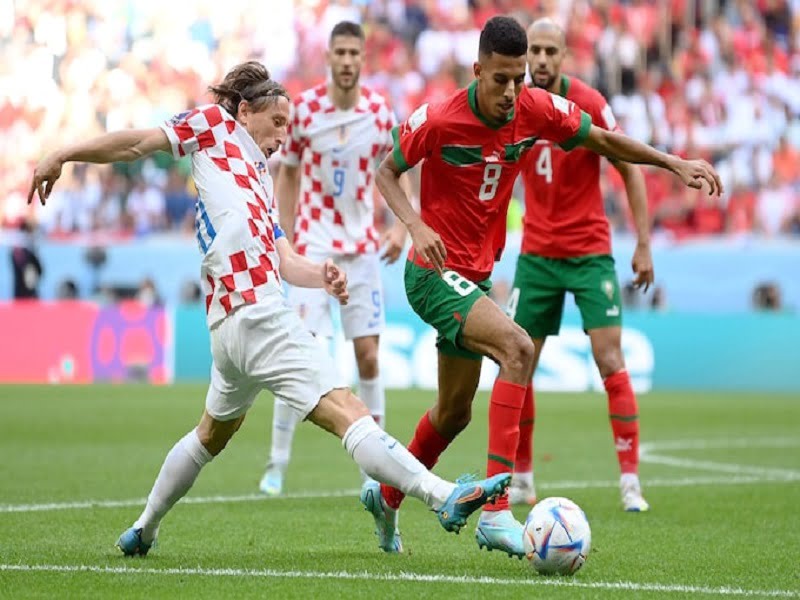 مباراة كرواتيا ضد المغرب