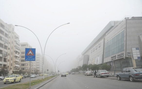 ضباب في دمشق